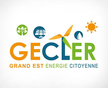 Logo GECLER, Grand Est Energie Citoyenne