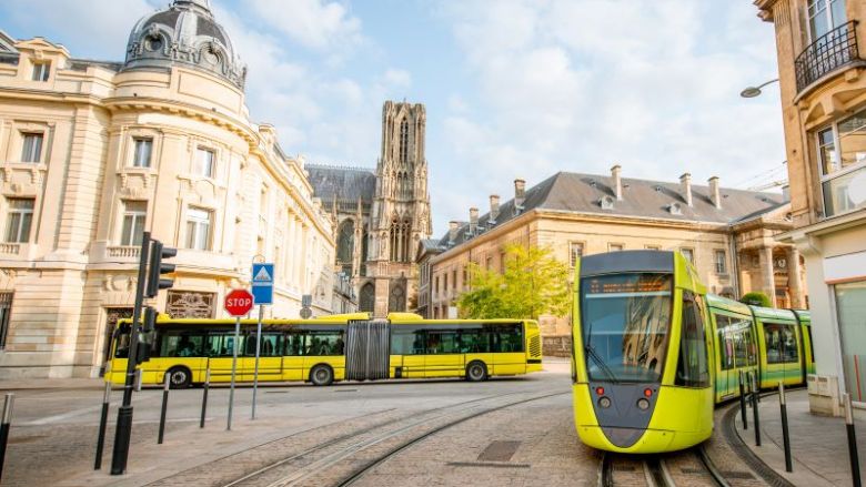 Transport doux à Reims