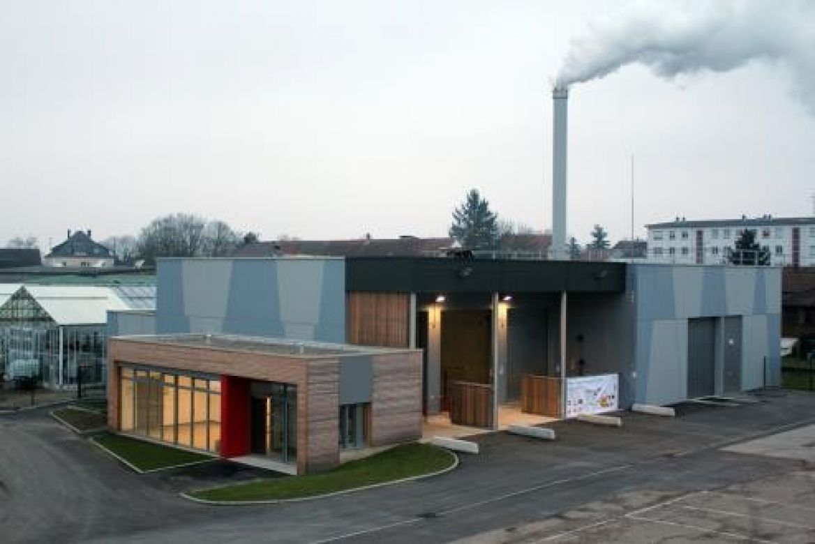 La chaufferie biomasse du réseau de chaleur de la ville de Cernay (68)