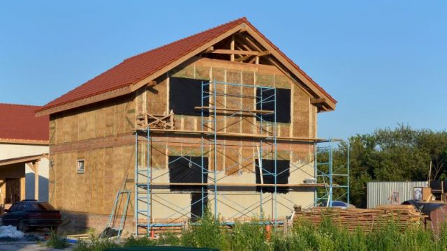 Maison bois et paille
