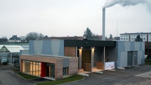 La chaufferie biomasse du réseau de chaleur de la ville de Cernay (68)