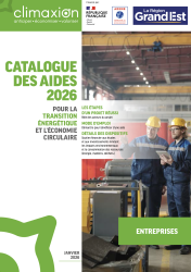 Catalogue des aides 2026 pour la transition énergétique et l'économie circulaire