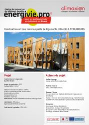 ⁠ Eco Terra : Construction en bois isolation paille de logements collectifs à Strasbourg