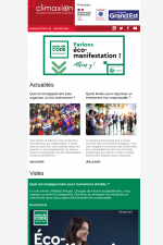 Lettre d'information éco-manifestation