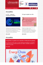 Newsletter Climaxion octobre 2024