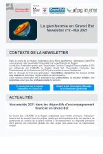 Newsletter géothermie